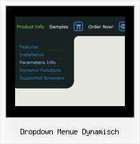 Dropdown Menue Dynamisch Css Menue Proben