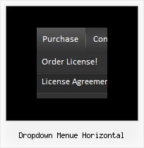 Dropdown Menue Horizontal Navigation Im Web Templates