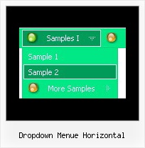 Dropdown Menue Horizontal Script Popup