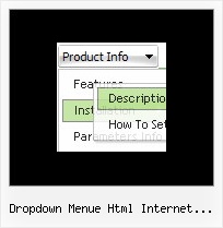 Dropdown Menue Html Internet Explorer Klapp Menue Skript