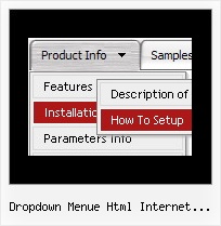 Dropdown Menue Html Internet Explorer Taskleiste
