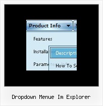 Dropdown Menue Im Explorer Javascipt Menue