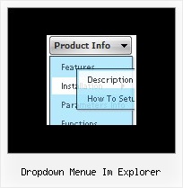 Dropdown Menue Im Explorer Html Color