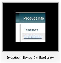 Dropdown Menue Im Explorer Cool Html Codes