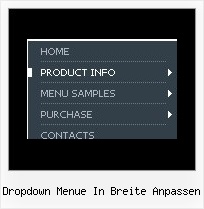 Dropdown Menue In Breite Anpassen Menuebaum Webseite Js