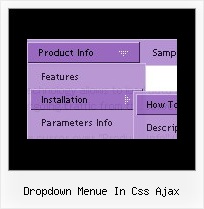 Dropdown Menue In Css Ajax Slide In Menu Css Erstellen