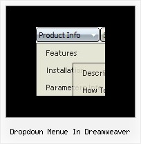 Dropdown Menue In Dreamweaver Css Menu Creator