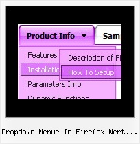 Dropdown Menue In Firefox Wert Vorgeben Vertikalen Untermenue Javascript