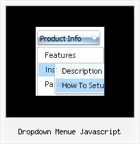 Dropdown Menue Javascript Javascript Menue Start Windows
