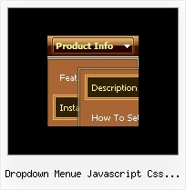 Dropdown Menue Javascript Css Horizontal Iphone Website Menue