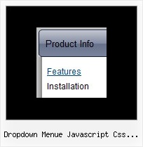 Dropdown Menue Javascript Css Horizontal Popup Menu Erstellen