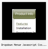 Dropdown Menue Javascript Css Horizontal Html Create Menue