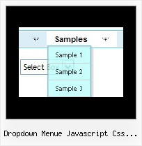 Dropdown Menue Javascript Css Horizontal Menue Navigation