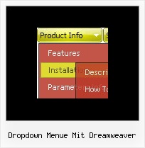 Dropdown Menue Mit Dreamweaver Java Menue Vertikal