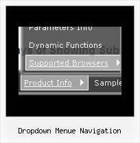 Dropdown Menue Navigation Java Menue Beispiel