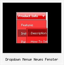 Dropdown Menue Neues Fenster Drop Down Menu Fuer Frame