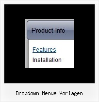 Dropdown Menue Vorlagen Ajax Horizontale Menueleiste