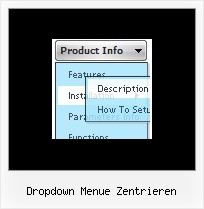 Dropdown Menue Zentrieren Menue Frontpage