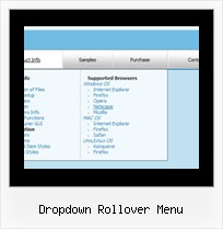 Dropdown Rollover Menu Topmenue Vorlage