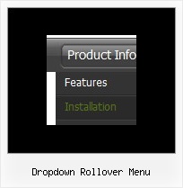 Dropdown Rollover Menu Css Vertikalen Menue