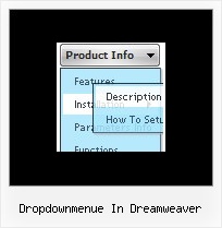 Dropdownmenue In Dreamweaver Html Menues