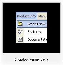 Dropdownmenue Java Website Design Taste