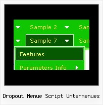 Dropout Menue Script Untermenues Inline Menue Javascript
