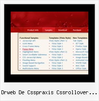 Drweb De Csspraxis Cssrollover Menu Shtml Html Pulldown Menue Beispiele