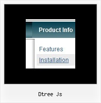 Dtree Js Horizontalen Untermenue Css
