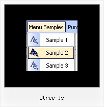 Dtree Js Website Vorlage Submenu