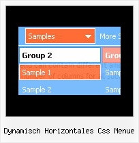 Dynamisch Horizontales Css Menue Transparente Menues