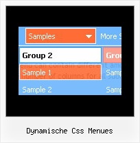 Dynamische Css Menues Html Horizontale Menues Anpassen