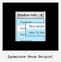 Dynamische Menue Beispiel Dreamweaver 8 Dropdown Menue