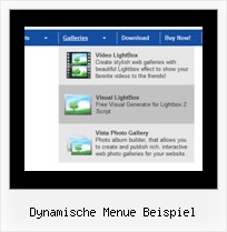 Dynamische Menue Beispiel Dhtml Menue Schalter