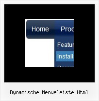 Dynamische Menueleiste Html Css Horizontale Aufklappmenue