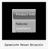 Dynamische Menues Beispiele Css Menue Pfeiltasten