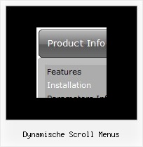 Dynamische Scroll Menus Javascript Menue Mouseover Bild Abstand