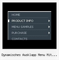 Dynamisches Ausklapp Menu Mit Jquery Dhtml Menue