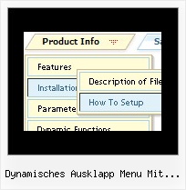 Dynamisches Ausklapp Menu Mit Jquery Mac Style Xp