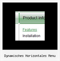 Dynamisches Horizontales Menu Horizontal Menu Mit Css