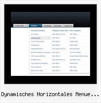 Dynamisches Horizontales Menue Mit Untermenue Dynamischen Popup