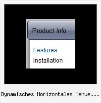 Dynamisches Horizontales Menue Mit Untermenue Pulldownmenue Und Firefox
