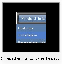 Dynamisches Horizontales Menue Mit Untermenue Mouse Over Menu Klapp Css