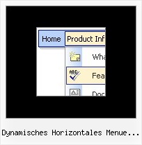 Dynamisches Horizontales Menue Mit Untermenue Tab Menue Css