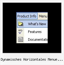 Dynamisches Horizontales Menue Mit Untermenue Xp Menue Hintergrundfarbe