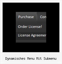 Dynamisches Menu Mit Submenu Horizontales Menue Muster