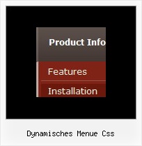 Dynamisches Menue Css Html Popup Menue Beispiel