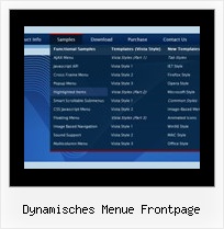 Dynamisches Menue Frontpage Dhtml Menue Baum