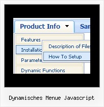 Dynamisches Menue Javascript Java Gui Menue