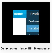 Dynamisches Menue Mit Dreamweaver Button Set